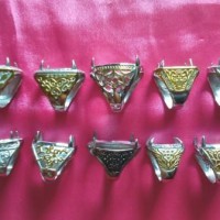 Cincin Emban Ring Titanium Batu Akik Khusus Jumbo Per 1 Murah