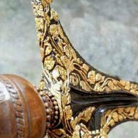 Jual Keris Singo Barong Kinatah Emas Murah