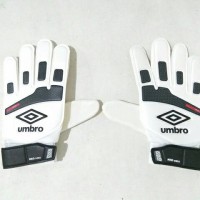 Jual Sarung Tangan Kiper Umbro Neo Shield Glove JUNIOR White Black Red Murah