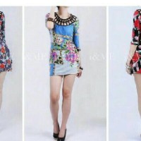 Jual Dress Bodycon Flower Sabrina Murah