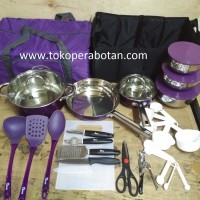 Jual OP2639 Panci Set Stainless Travel Oxone Ox993 deluxe KODE Bimb3116 Murah