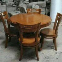 Kursi Meja Makan Tamu Cafe Minimalis Asli Furniture Jepara