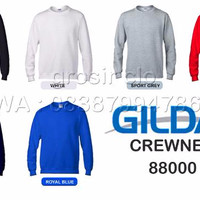 Jual Gildan Sweater Crewneck Polos Murah S-M-L-XL Murah