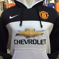 Jual SWEATER HOODIE CHEVROLET PUTIH Murah