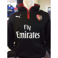 Jual Arsenal Half Zipper Black Murah