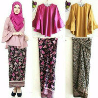 Jual peplum lengan trompet Murah
