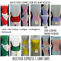 Jual bustier longtorso model lowback very sexy Murah