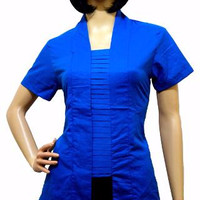 Jual Kebaya KutuBaru / Kebaya Bali / Atasan Wanita / KKG Biru Murah