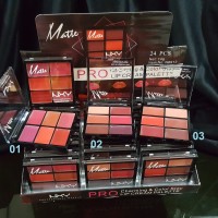 Jual PALET PRO - NYX 6 in 1 Colorstay Lip Cream Pallete / Lipstick Matte Murah