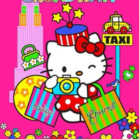 Jual Selimut Rosanna hello kitty Broadway | soft panel blanket rosanna Murah
