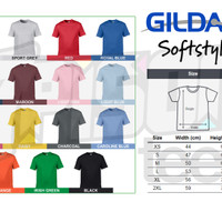 Jual GILDAN SoftStyle 63000 Murah