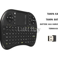 Jual BIG SALE MINI TOUCHPAD WIRELESS KEYBOARD 2,4G PC ANDROID SMART TV BOX Murah