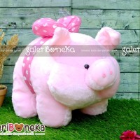 Jual Boneka Babi Piggy Pita Pink ( HK - 191533 ) Berkualitas Murah