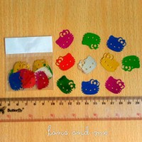 Jual Payet / Manik Hello Kitty Warna-Warni Murah