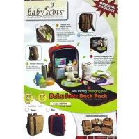 Jual Tas Ransel Bayi - Baby Scots Back Pack with Folding Changing Pad Murah
