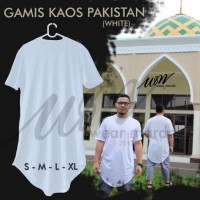 Jual Gamis Pakistan Pria Bahan Kaos Bisa jadi Baju koko atau Baju Takwa Murah