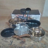 Jual OP2704 Panci Basic Set Stainless Oxone Ox911 KODE Bimb3181 Murah
