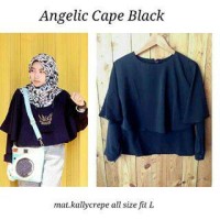 Jual HV2984 Baju murah angelic cape black KODE BIS3038 Murah