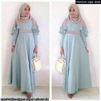 Jual HV466 Dress murah premium cape KODE BIS520 Murah