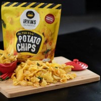 Jual irvins salted egg potato chips 230gr big Murah