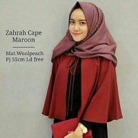 Jual KP310 Zahrah Cape Bisa Custom KODE TYR366 Murah