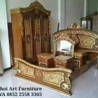Jual set kamar angola jati(furniture,tempat tidur,nakas) Murah