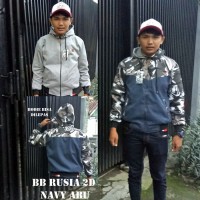 Jual Jaket Cibaduyut | Jampper | Murah | Bb Rusia 2D Navy Abu Murah