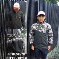Jual Jaket Cibaduyut | Jampper | Murah | Bb Rusia 2D Hitam Combi Hitam Murah