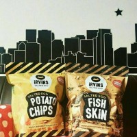 Jual IRVIN SALTED FISH SKIN & POTATO CHIPS 105 GR Murah