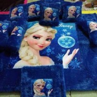 Jual karpet bulu rasfur full set printing KARAKTER FROZEN Murah