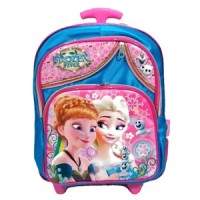 Jual Tas Sekolah Troli Roda Dorong Ransel Trolley Anak Frozen Murah