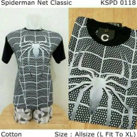 Jual Kaos Pria Lengan Pendek Trendy Terbaru Spiderman Net Classic - 118 Murah