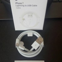 Jual KABEL DATA LIGHTNING USB CABLE IPHONE 7 6 5 ORI 100% ORIGINAL Murah