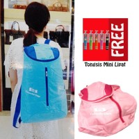 Jual Trend's Tas Ransel Besar Backpack Waterproof Pink - Gratis Tongsis Min Murah