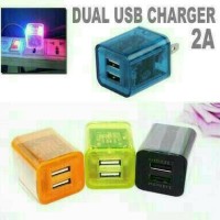 Jual HV8811 batok 2 usb transparan 2 port kepala cas tran KODE BIS8865 Murah