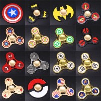 Jual 94 - Fidget Spinner Captain America Batman Spiderman Superman Murah