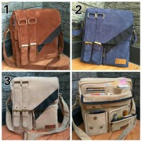 Jual Tas slempang kerja kasual suede pria Raffertha Varen Metropolis Murah
