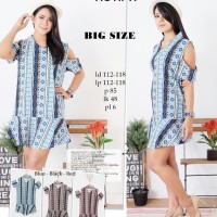 Jual OP9456 dress tribal bigsize 552 motif A KODE Bimb9933 Murah