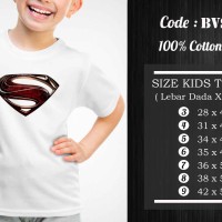 Jual OP276 Kaos Baju Anak Laki Laki Batman Vs Superman KODE Bimb753 Murah