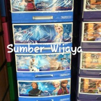 Jual Lemari Laci Plastik Napolly Susun 5 - Frozen SFC2 5000 FROZ Murah