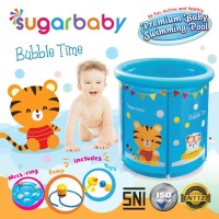 Jual Sugar Baby Premium Baby Swimming Pool Baby Spa Bubble Time (Biru) Murah