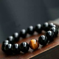 Jual Gelang Batu Black Jade Pria Wanita Giok Hitam Tiger Eye Murah