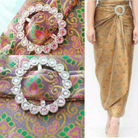 Jual Suplayer Gasper Lilit Serut untuk rok lilit songket / batik / kebaya M Murah