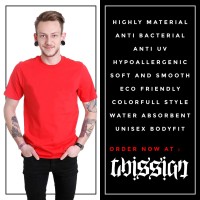Jual Kaos Polos Katun Bambu (Cotton Bamboo Organic Plain T-Shirt) Murah