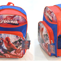 Jual Tas Spiderman Marvel kartun ransel sekolah anak laki kado souvenir Murah