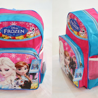 Jual Tas Frozen besar sekolah SD anak perempuan disney ransel souvenir kado Murah