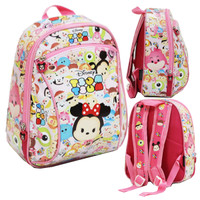Jual Tas Ransel PG Tsum Tsum Bahan Kain Sponge Anti Air - Pink Murah