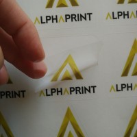 Jual Sticker Custom Vinyl Transparan / Bening (Print & Cut) Murah