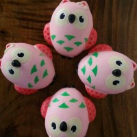 Jual Squishy Boo the OWL - Medium Mainan Anak Slow Burung Hantu Squisy Baru Murah