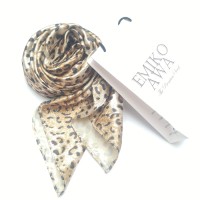 Jual Kerudung Segiempat Motif Macan Goldfur / Hijab / Jilbab / Square Murah